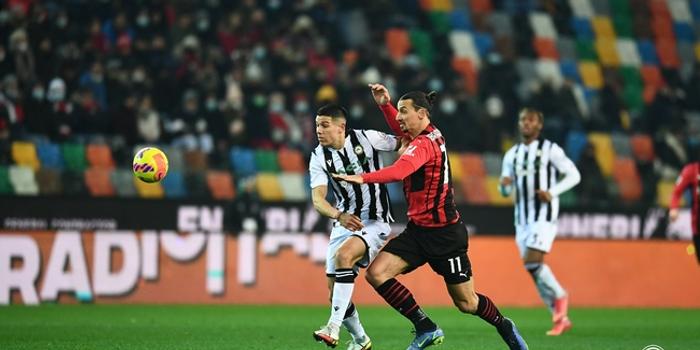  AC米兰防守密不透风，零封乌迪内斯收获赛季第三场零封